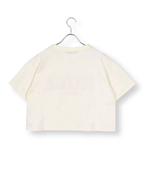 ZIDDY / ジディー Tシャツ | 立体ロゴ刺繍ショート丈Tシャツ(130~160cm) | 詳細6
