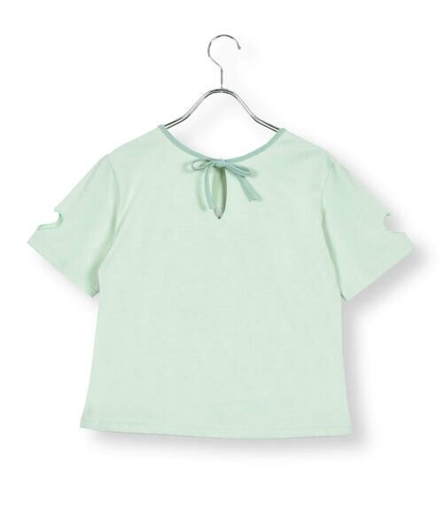 ZIDDY / ジディー Tシャツ | 推しカラー袖ハート穴あきTシャツ(130~160cm) | 詳細28