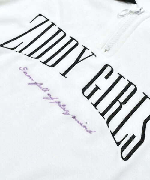 ZIDDY / ジディー Tシャツ | 【 ニコ☆プチ 掲載 】襟付きショート丈ロゴTシャツ(130~160cm) | 詳細10