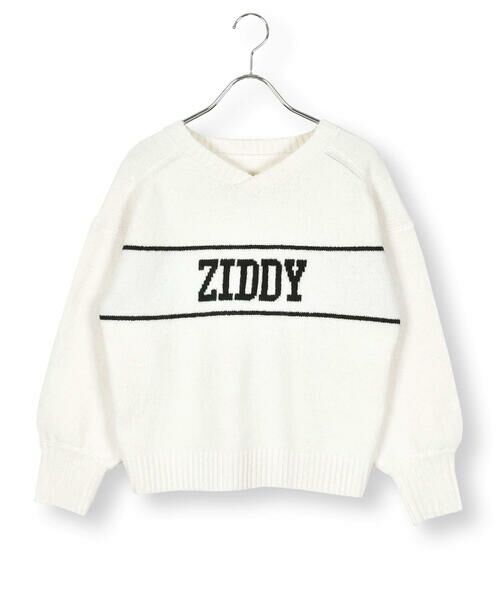 ZIDDY / ジディー ニット・セーター | 【 ニコ☆プチ 掲載 】ロゴジャガードニット(130~160cm) | 詳細3