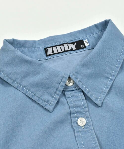 ZIDDY / ジディー シャツ・ブラウス | バッグロゴデニムシャツ(130~160cm) | 詳細16
