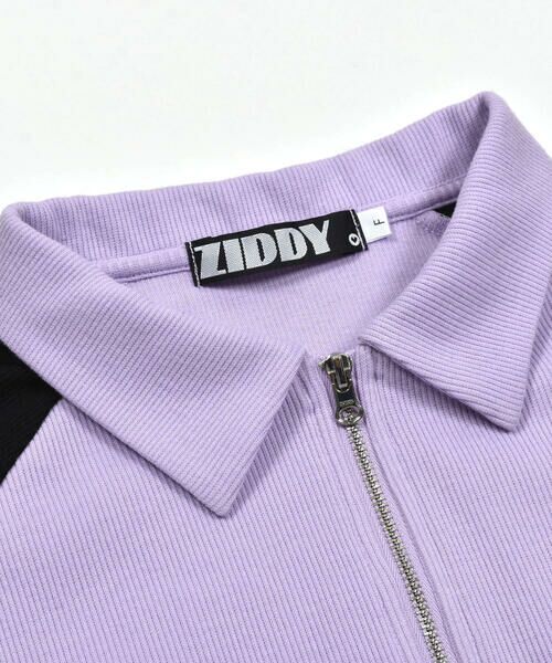 ZIDDY / ジディー Tシャツ | 【 ニコ☆プチ 掲載 】バイカラーダブルオープンジッパーラグランTシャツ(130~160cm) | 詳細14
