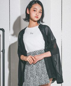 袖開きシアーシャツ＆Tシャツセット(130~160cm)