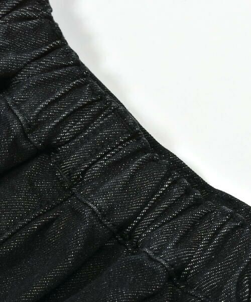 ZIDDY / ジディー ショート・ハーフ・半端丈パンツ | 裾切り替えプリーツデニムスカパン(130~160cm) | 詳細9