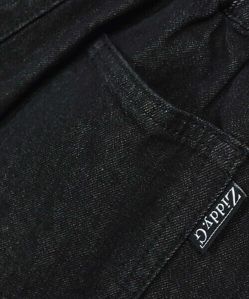 ZIDDY / ジディー ショート・ハーフ・半端丈パンツ | 裾切り替えプリーツデニムスカパン(130~160cm) | 詳細10