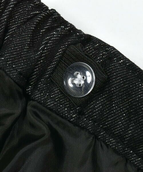 ZIDDY / ジディー ショート・ハーフ・半端丈パンツ | 裾切り替えプリーツデニムスカパン(130~160cm) | 詳細12