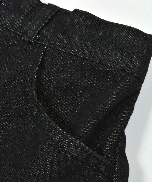 ZIDDY / ジディー ショート・ハーフ・半端丈パンツ | 裾切り替えプリーツデニムスカパン(130~160cm) | 詳細6