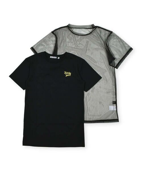ZIDDY / ジディー Tシャツ | チュールアンサンブル＆ビッグTシャツセット(130~160cm) | 詳細6