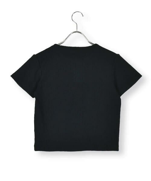 ZIDDY / ジディー Tシャツ | 肩スリット短丈ヘンリーネックTシャツ(130~160cm) | 詳細2