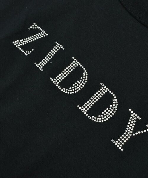 ZIDDY / ジディー Tシャツ | ロゴラインストーン肩明きTシャツ(130~160cm) | 詳細8