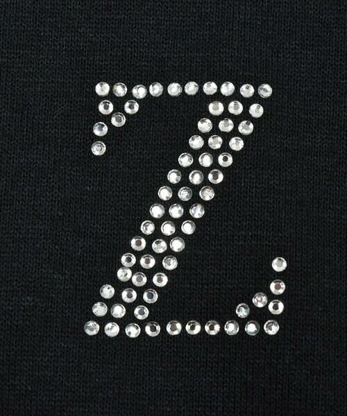 ZIDDY / ジディー Tシャツ | ロゴラインストーン肩明きTシャツ(130~160cm) | 詳細9