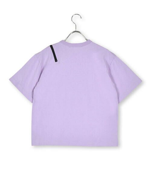 ZIDDY / ジディー Tシャツ | ロゴラインストーン肩明きTシャツ(130~160cm) | 詳細18
