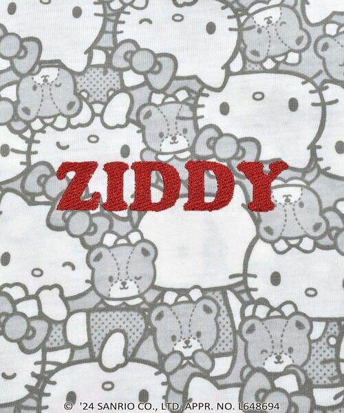 ZIDDY / ジディー Tシャツ | 【 ニコ☆プチ 掲載 】【ハローキティ×ZIDDY】総柄BIGTシャツ(130~160cm) | 詳細8