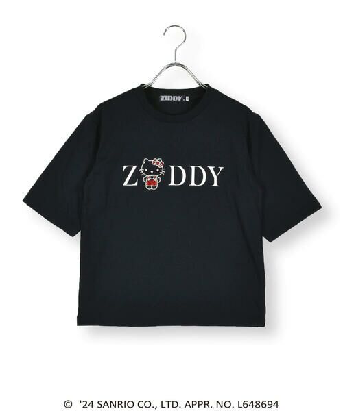 ZIDDY / ジディー Tシャツ | 【 ニコ☆プチ 掲載 】【ハローキティ×ZIDDY】ラインストーンロゴTシャツ(130~160cm) | 詳細12