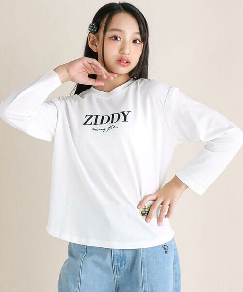 ZIDDY / ジディー Tシャツ | 肩開きロゴTシャツ(130~160cm) | 詳細3