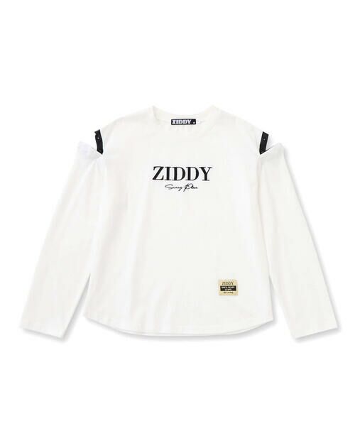 ZIDDY / ジディー Tシャツ | 肩開きロゴTシャツ(130~160cm) | 詳細6