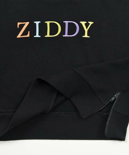 ZIDDY / ジディー スウェット | サイドジップカラフルロゴ刺しゅうプルオーバー(130~160cm) | 詳細15