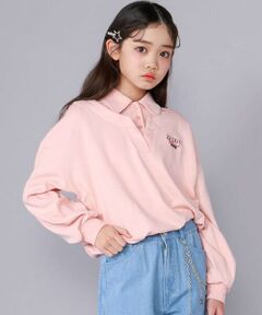 ZIDDY / ジディー シャツ・ブラウス | 襟付きドロストシャツ(130~160cm)