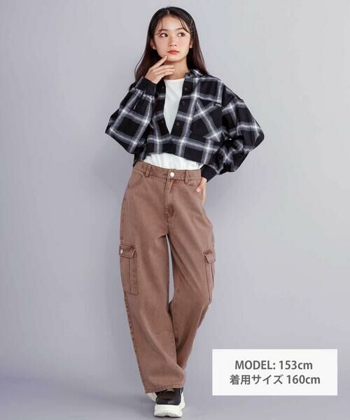 ZIDDY / ジディー チノ・ワークパンツ | 【 ニコ☆プチ 掲載 】デニムカーゴパンツ(130~160cm) | 詳細13