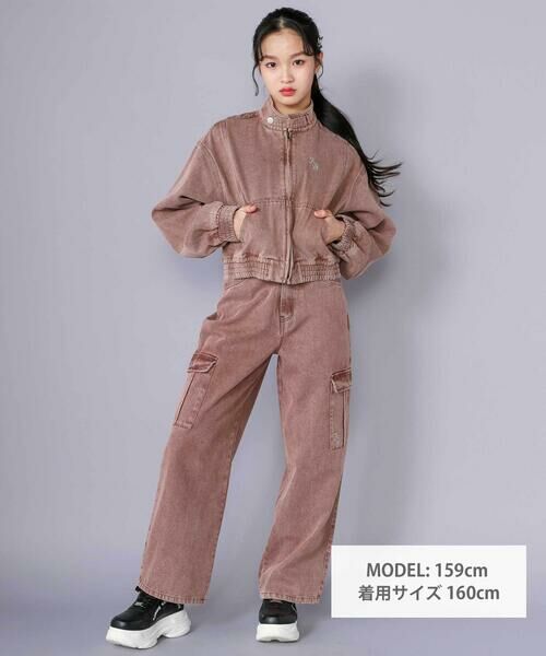 ZIDDY / ジディー チノ・ワークパンツ | 【 ニコ☆プチ 掲載 】デニムカーゴパンツ(130~160cm) | 詳細14