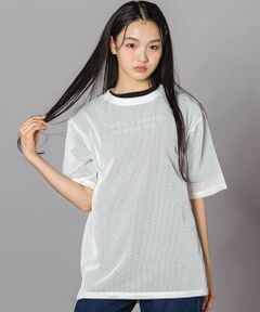 ZIDDY / ジディー セットアップ | オーバーメッシュTシャツ＆半袖Tシャツセット(130~160cm)