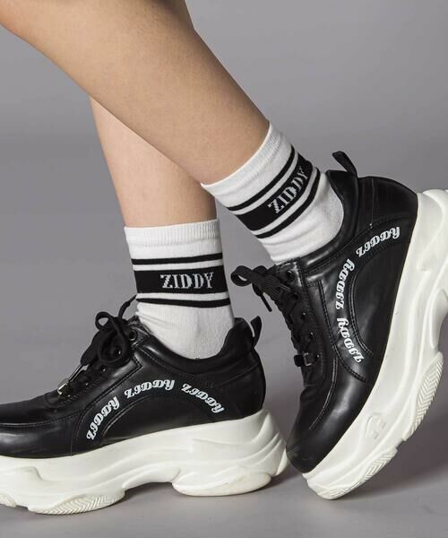 ZIDDY / ジディー ソックス | 【 ニコ☆プチ 掲載 】【日本製】ロゴソックス(19~24cm) | 詳細1