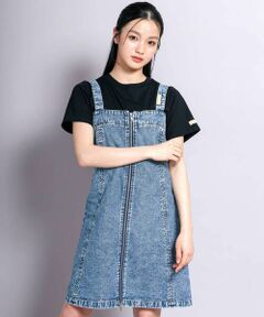 ZIDDY / ジディー セットアップ | 【 ニコ☆プチ 掲載 】デニムジャンスカトップスセット(130~160cm)