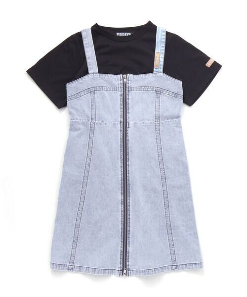 ZIDDY / ジディー セットアップ | 【 ニコ☆プチ 掲載 】デニムジャンスカトップスセット(130~160cm) | 詳細25