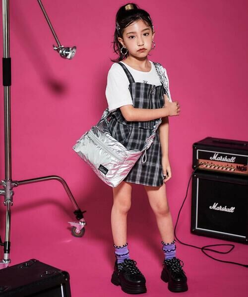 DimMoire ビスチェ セットアップ チェック ♡ DimMoire【ディムモアール】ビスチェセットアップ/Black×Gray