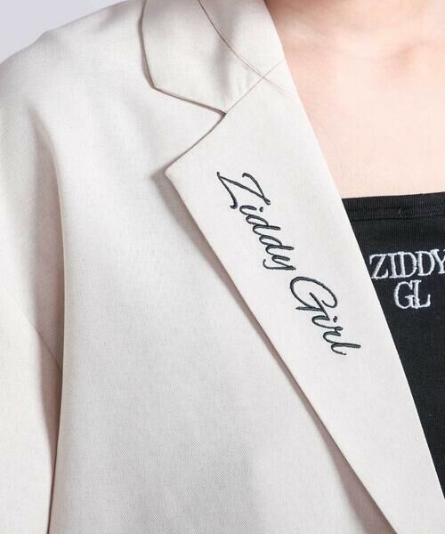 ZIDDY / ジディー セットアップ | 【 ニコ☆プチ 掲載 】リネンライク半袖ジャケット＆ボトムセット(130~160cm) | 詳細13