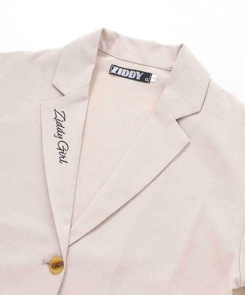 ZIDDY / ジディー セットアップ | 【 ニコ☆プチ 掲載 】リネンライク半袖ジャケット＆ボトムセット(130~160cm) | 詳細18