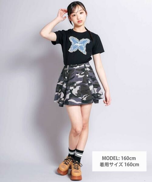 ZIDDY / ジディー ショート・ハーフ・半端丈パンツ | 【 ニコ☆プチ 掲載 】サスペンダー付きツイルスカパン(130~160cm) | 詳細6