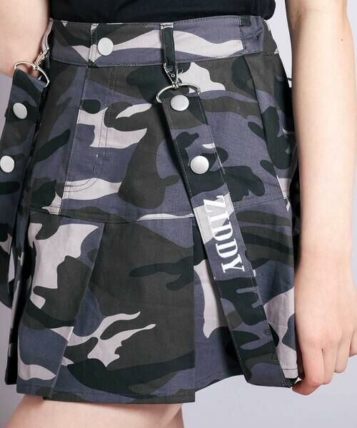 ZIDDY / ジディー ショート・ハーフ・半端丈パンツ | 【 ニコ☆プチ 掲載 】サスペンダー付きツイルスカパン(130~160cm) | 詳細9