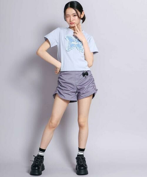 ZIDDY / ジディー ショート・ハーフ・半端丈パンツ | リボンモチーフ付きショートパンツ(130~160cm) | 詳細8