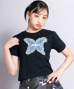 ZIDDY / ジディー Tシャツ | 【 ニコ☆プチ 掲載 】蝶モチーフTシャツ(130~160cm)