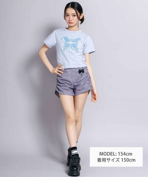 ZIDDY / ジディー Tシャツ | 【 ニコ☆プチ 掲載 】蝶モチーフTシャツ(130~160cm) | 詳細6