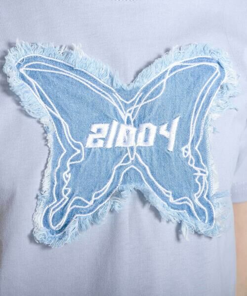 ZIDDY / ジディー Tシャツ | 【 ニコ☆プチ 掲載 】蝶モチーフTシャツ(130~160cm) | 詳細9