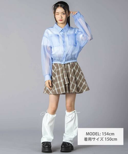 ZIDDY / ジディー セットアップ | シアーシャツ&半袖Tシャツセット(130~160cm) | 詳細9