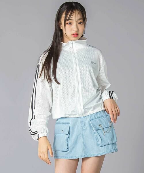 ZIDDY / ジディー テーラードジャケット | 肩ラインメッシュジャケット(130~160cm) | 詳細2