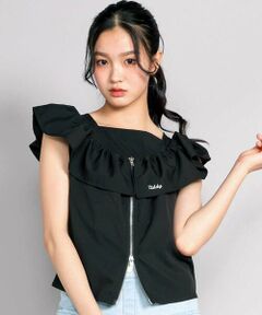 ZIDDY / ジディー シャツ・ブラウス | ２WAY肩見せフリルブラウス