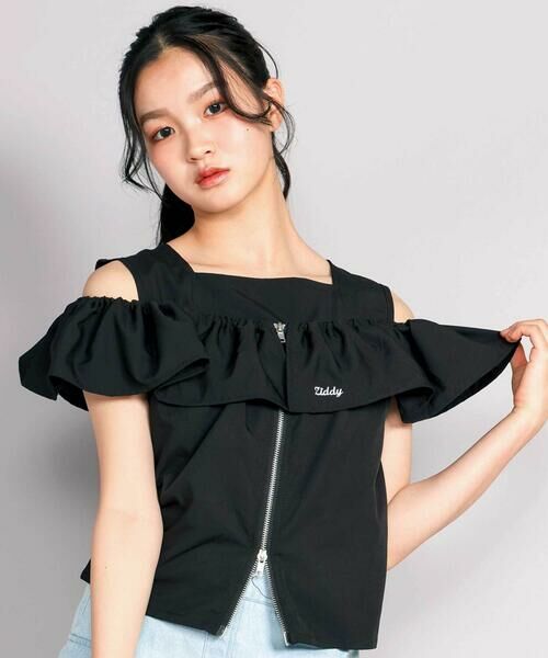 ZIDDY / ジディー シャツ・ブラウス | ２WAY肩見せフリルブラウス | 詳細4
