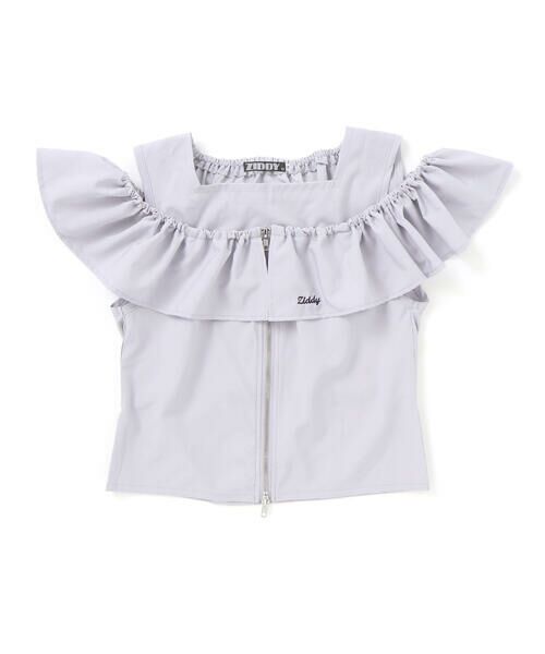 ZIDDY / ジディー シャツ・ブラウス | ２WAY肩見せフリルブラウス | 詳細14
