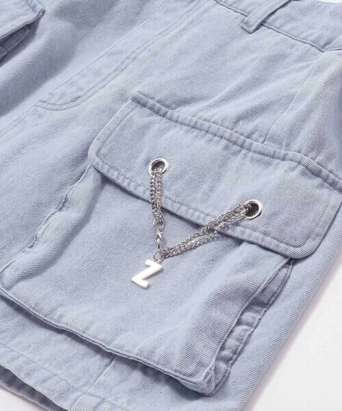 ZIDDY / ジディー ショート・ハーフ・半端丈パンツ | チェーン付きショートボトム(130~160cm) | 詳細7