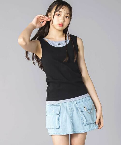 ZIDDY / ジディー ショート・ハーフ・半端丈パンツ | チェーン付きショートボトム(130~160cm) | 詳細2