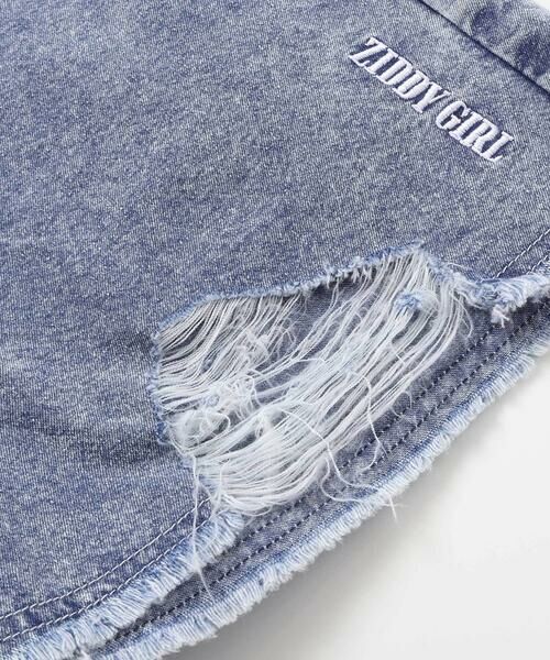 ZIDDY / ジディー ショート・ハーフ・半端丈パンツ | 【接触冷感】ブラスト&ダメージ加工デニムパンツ | 詳細7