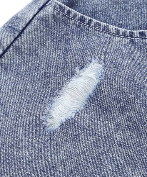 ZIDDY / ジディー ショート・ハーフ・半端丈パンツ | 【接触冷感】ブラスト&ダメージ加工デニムパンツ | 詳細8