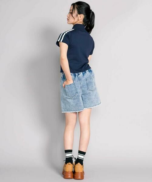 ZIDDY / ジディー ショート・ハーフ・半端丈パンツ | 【接触冷感】ブラスト&ダメージ加工デニムパンツ | 詳細2