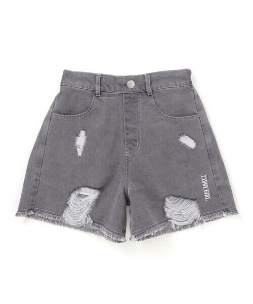 ZIDDY / ジディー ショート・ハーフ・半端丈パンツ | 【接触冷感】ブラスト&ダメージ加工デニムパンツ | 詳細19