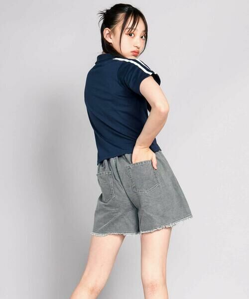 ZIDDY / ジディー ショート・ハーフ・半端丈パンツ | 【接触冷感】ブラスト&ダメージ加工デニムパンツ | 詳細18