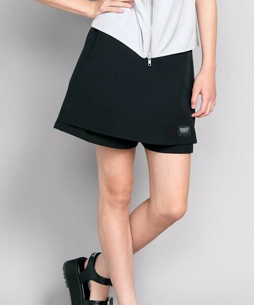 ZIDDY/ジディー フラップショートパンツ ブラック F(160)
